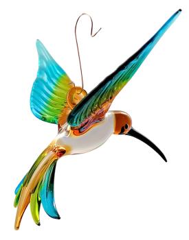 Hängevogel, Kolibri (braun-grün-hellblau)